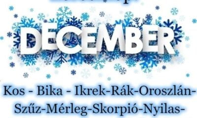 Kos-Mérleg-Bika-Skorpió-Rák-Bak-Oroszlán-Nyilas-Szűz-Halak-Ikrek-Vízöntő figyelem! Hatalmas változást hoz a December és az Ünnepek!! Végre megérkezett a Nagy decemberi horoszkóp: