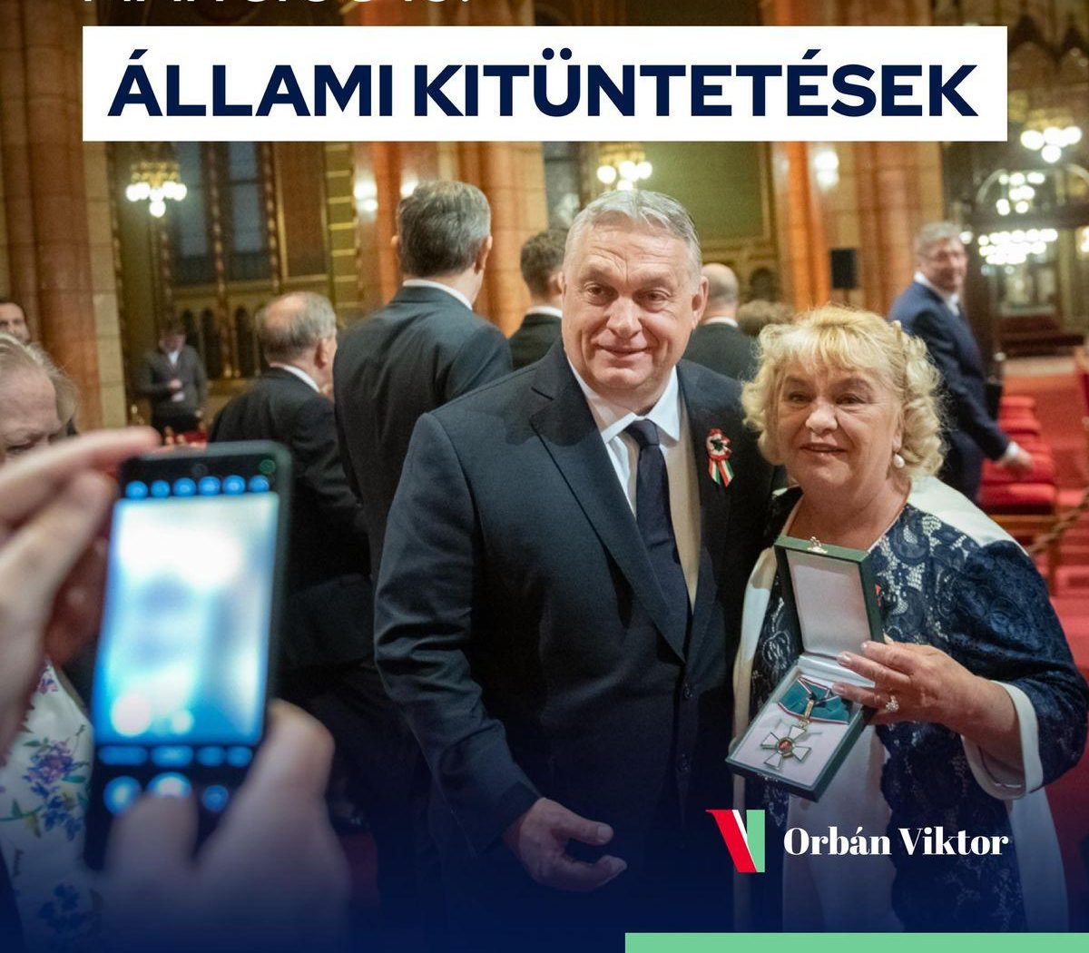 Orbán Viktor és Oszvald Marika