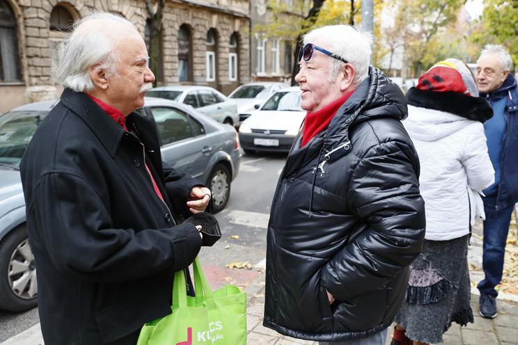 Farkasházy Tivadar nem tudja elképzelni az életét Gálvölgyi nélkül /Fotó: Fuszek Gábor