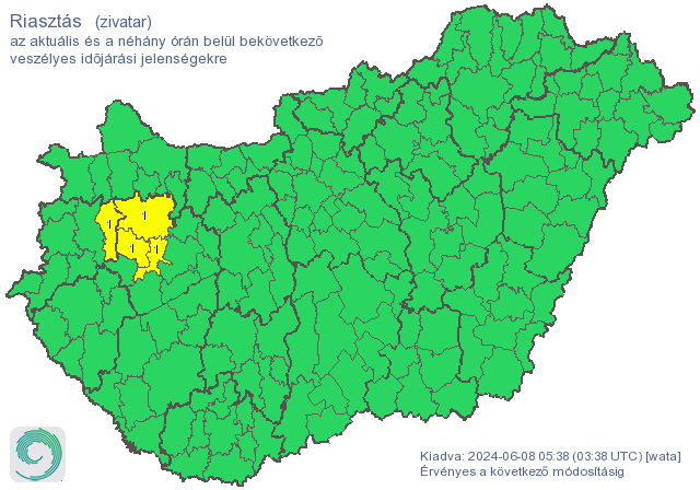 Többnyire elkerülnek minket az esőfelhők / Fotó: met.hu