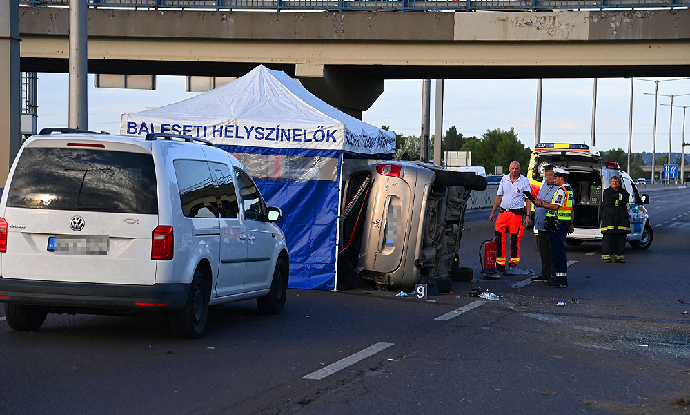 Tragédia Gödöllőnél: szörnyethalt az M3-ason egy 23 éves férfi