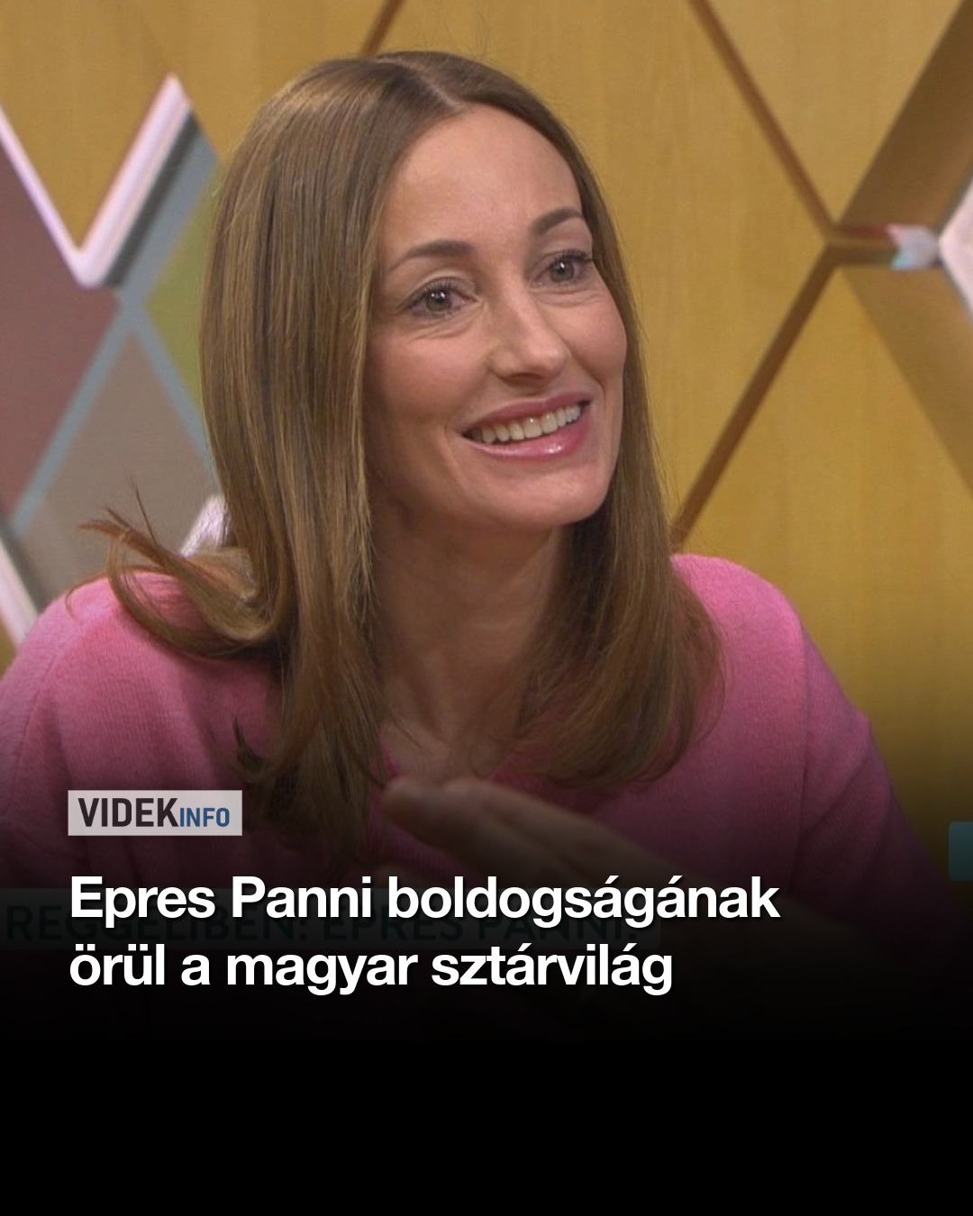 Epres Panni boldogságának örül a magyar sztárvilág
