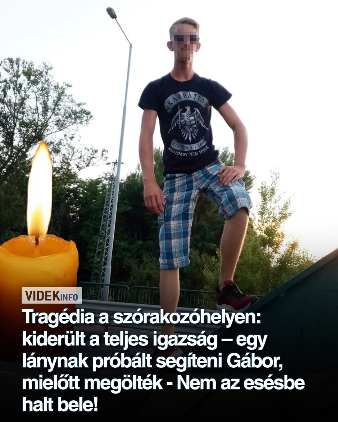Tragédia a szórakozóhelyen: kiderült a teljes igazság – egy lánynak próbált segíteni Gábor, mielőtt megölték – Nem az esésbe halt bele!