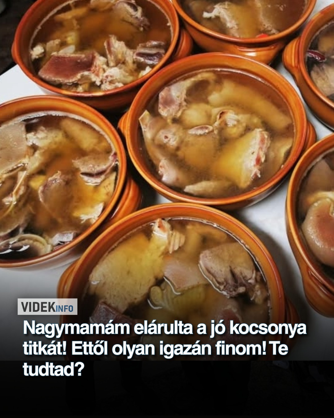 Nagymamám elárulta a jó kocsonya titkát , Ettől olyan igazán finom!