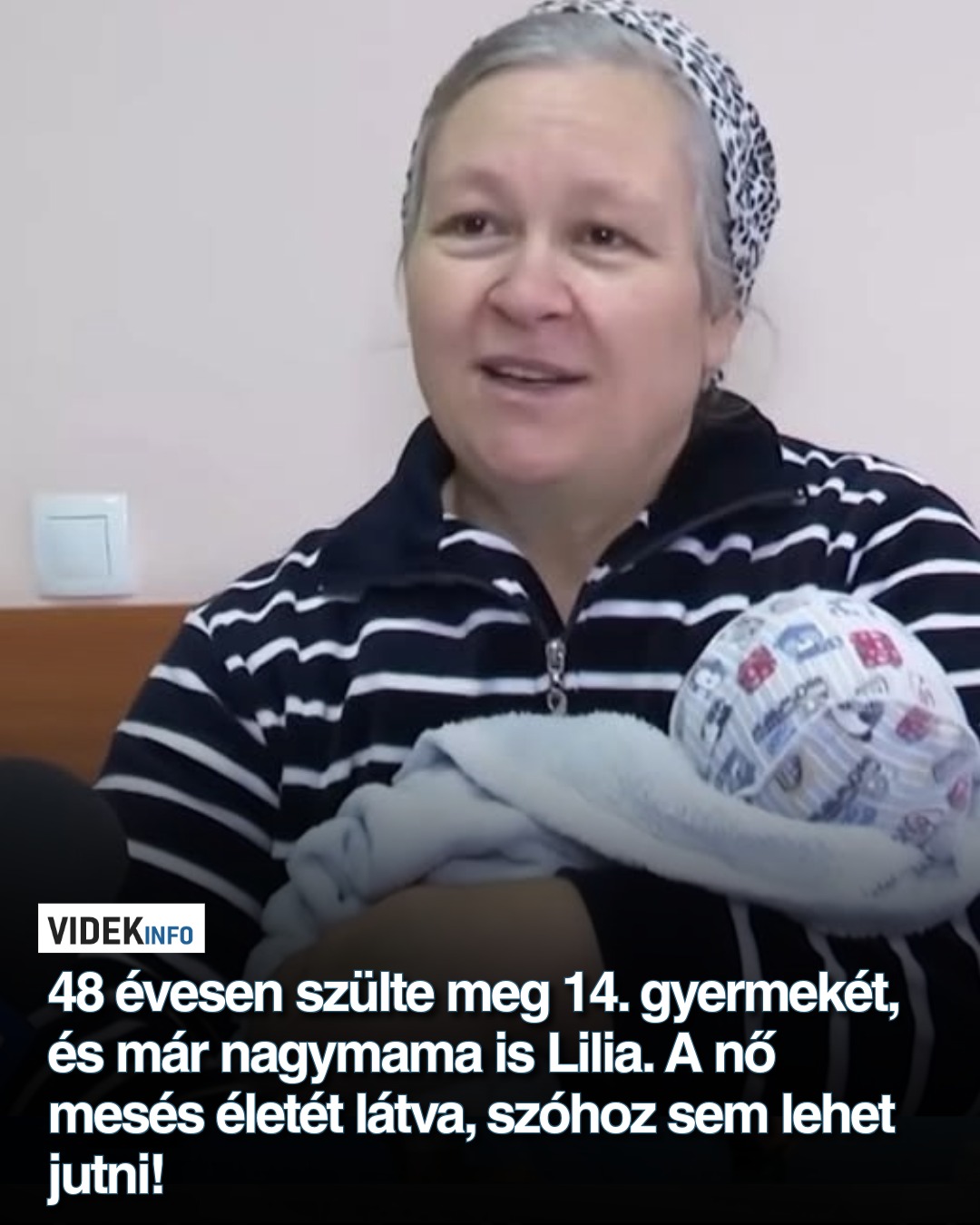 48 évesen szülte meg 14. gyermekét, és már nagymama! Lilia, a nő mesés életét látva, szóhoz sem jutni!