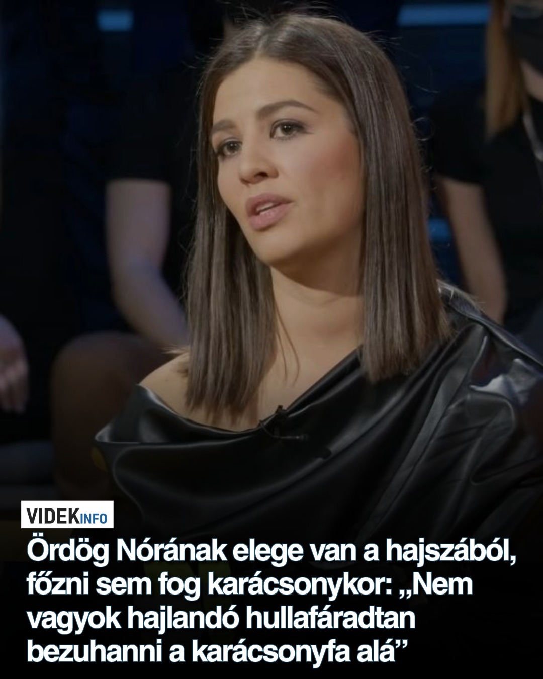 Ördög Nórának elege van a hajszából, főzni sem fog karácsonykor: „Nem vagyok hajlandó hullafáradtan bezuhanni a karácsonyfa alá”