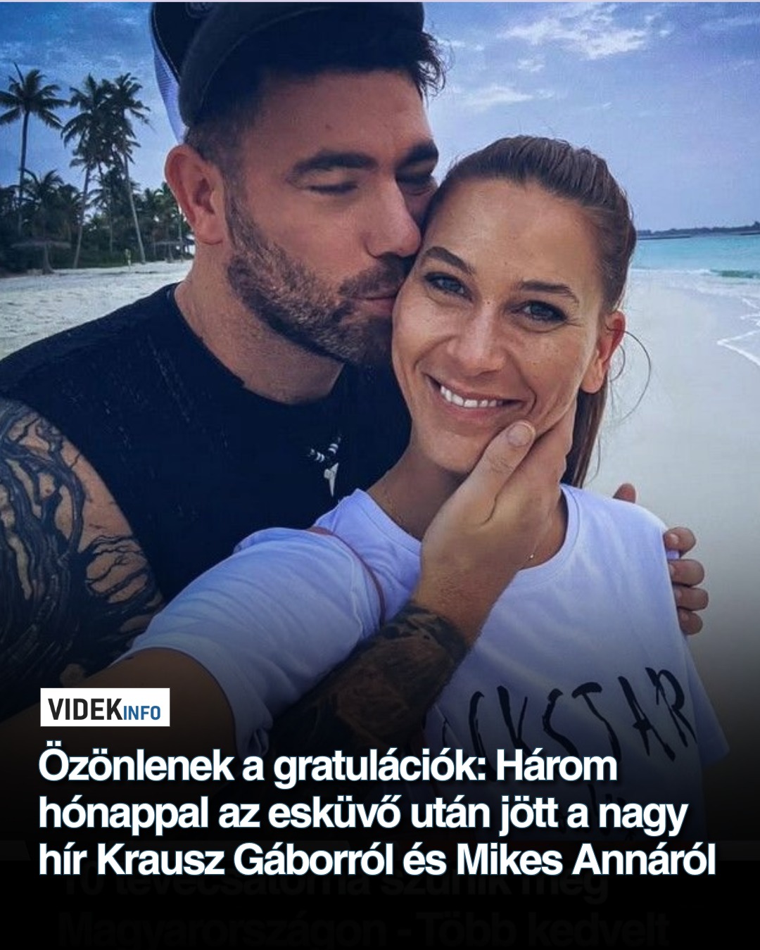 Három hónappal az esküvő után jött a nagy hír Krausz Gáborról és Mikes Annáról