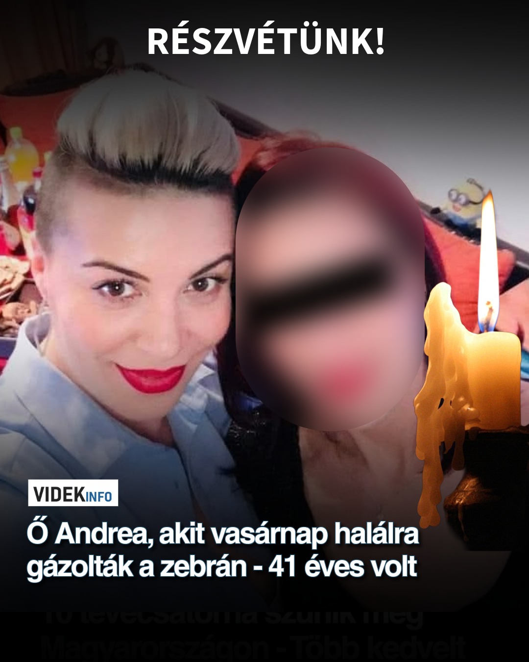 Ő Andrea, akit vasárnap halálra gázolták a zebrán – 41 éves volt