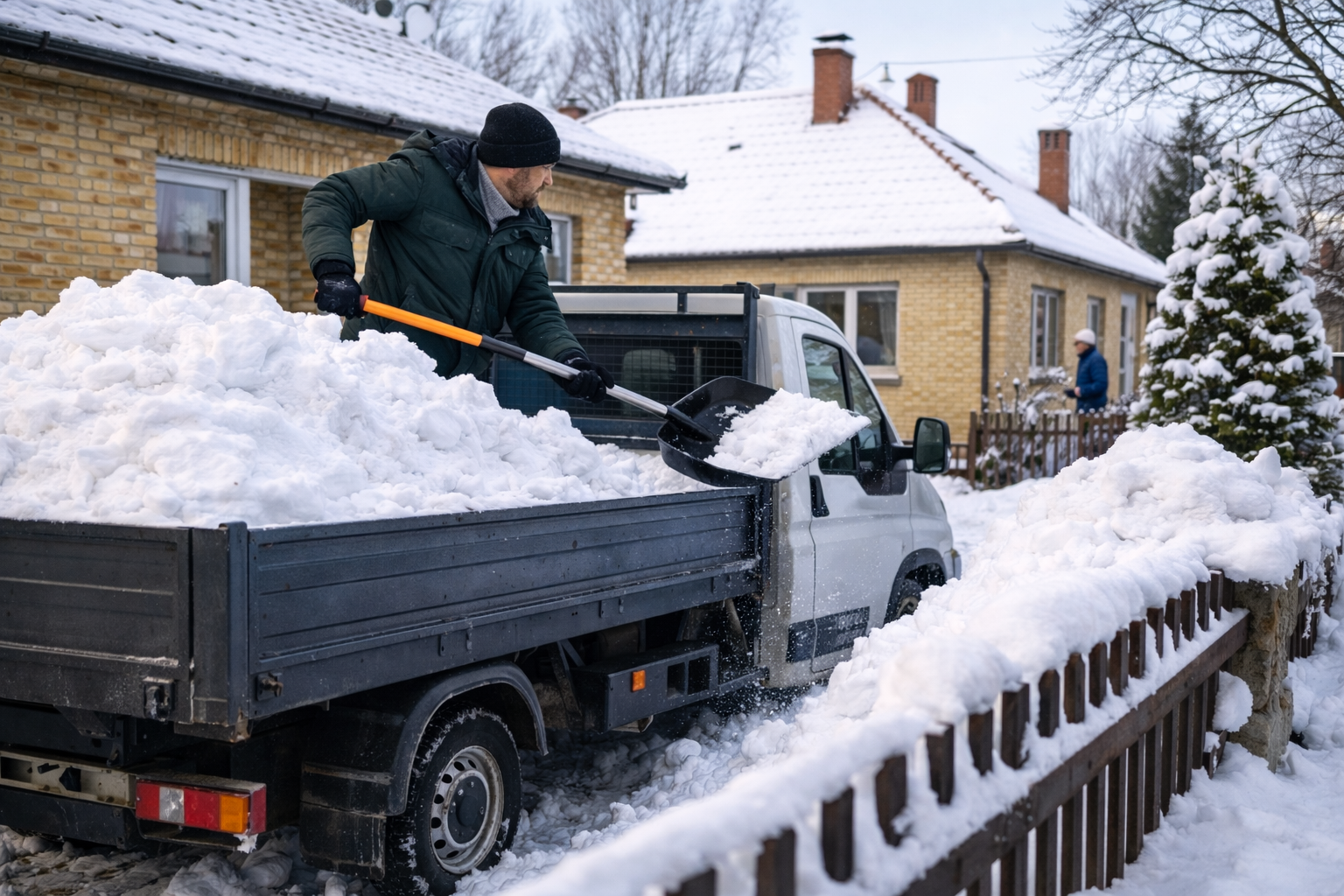 Az okos ember ilyenkor az utcáról is a kertjébe lapátolja a havat! Megvan ennek az oka!