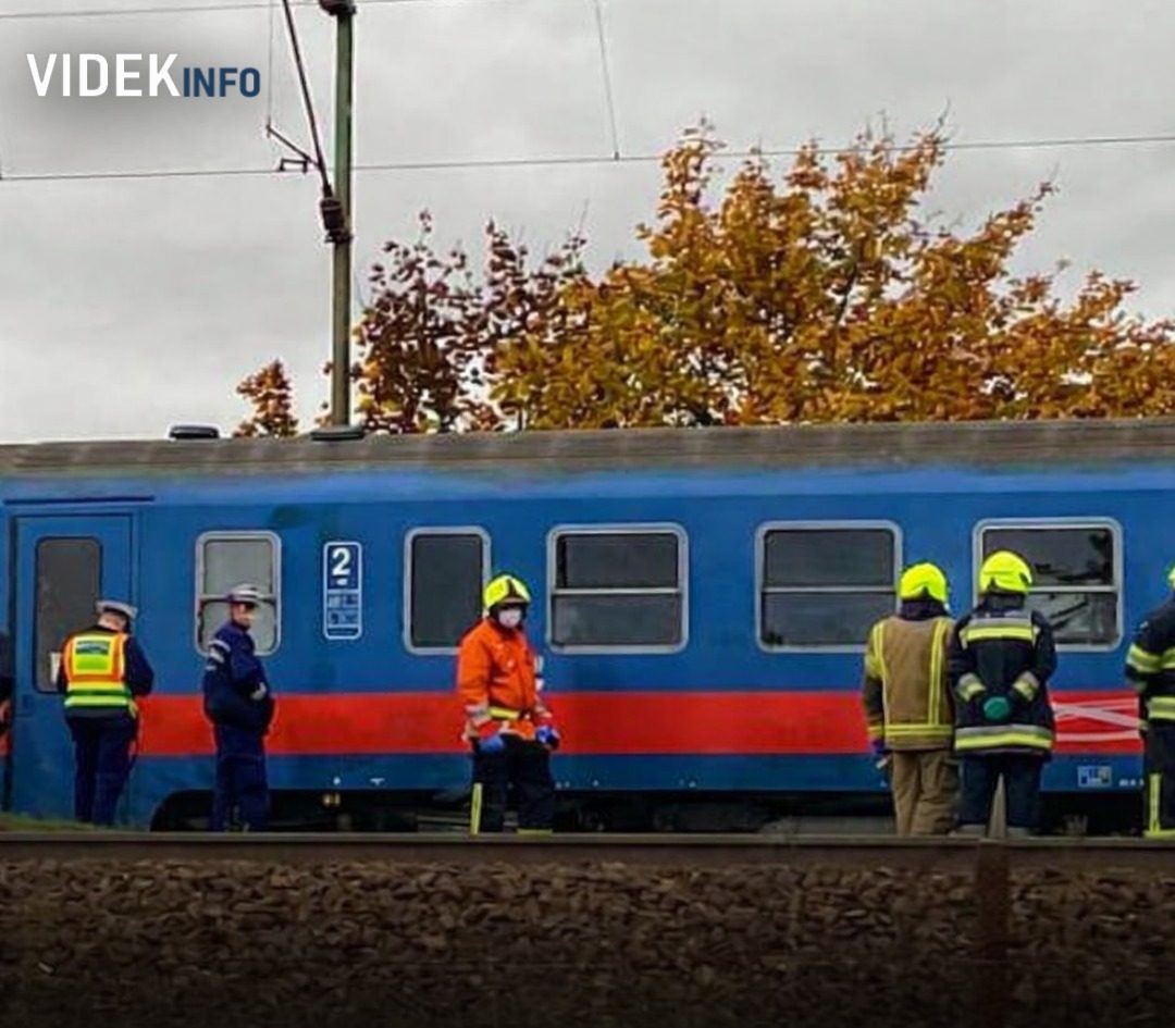 Mindenkit leszállítottak a MÁV vonatáról, tragikus baleset történt Mentők, tűzoltók a helyszínen!