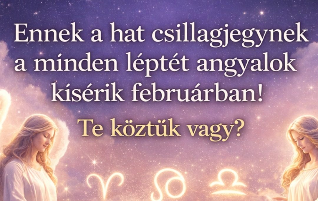 Ennek a hat csillagjegynek a minden léptét angyalok kísérik februárban! Te köztük vagy?
