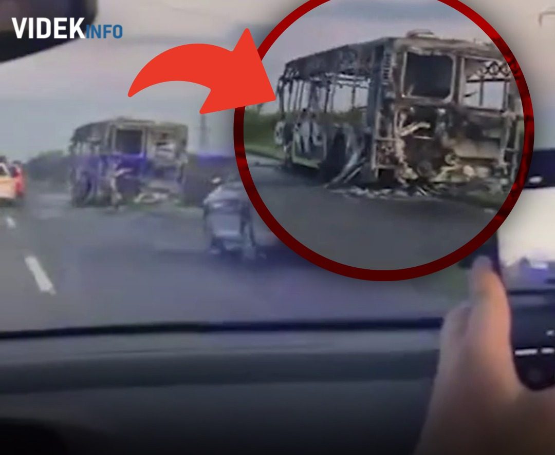 Rohantak a tűzoltók: menet közben gyulladt ki egy menetrend szerinti busz