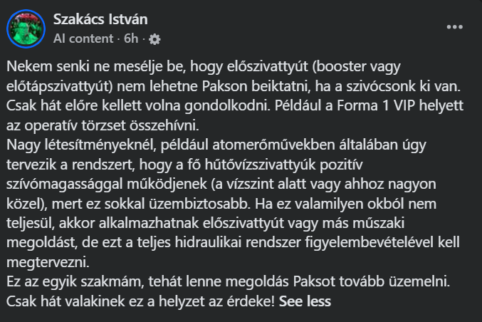 Kapitány István borította a bilit Paks kapcsán: kiderült, mi áll valójában a leállás hátterében