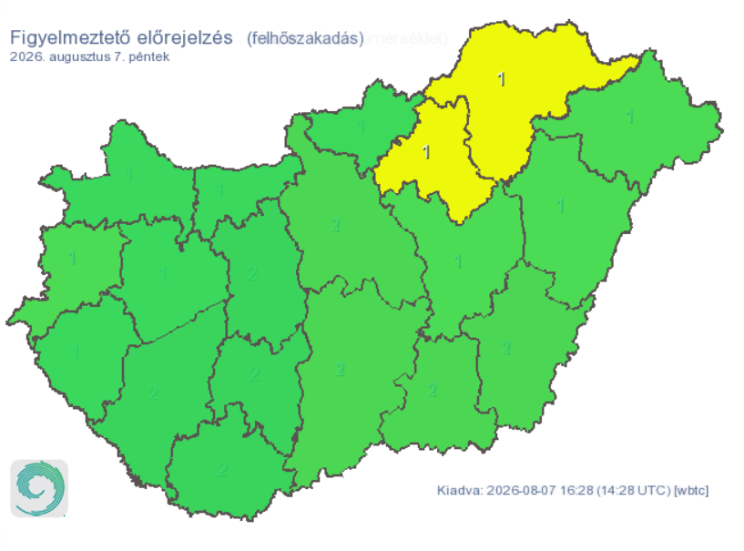 Már több térségben szakad az eső: brutális széllel vonul a zivatarzóna – itt jár most: