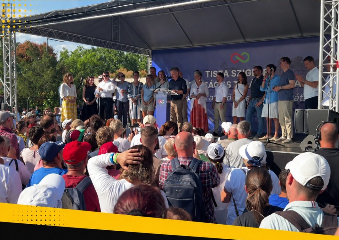 Magyar Péter olyat mondott a beszédében, hogy mindenki hangosan nevetni kezdett