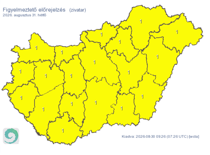 Jégesővel és viharos széllel robban be az ősz az ajtón: Már csak óráink vannak hátra!