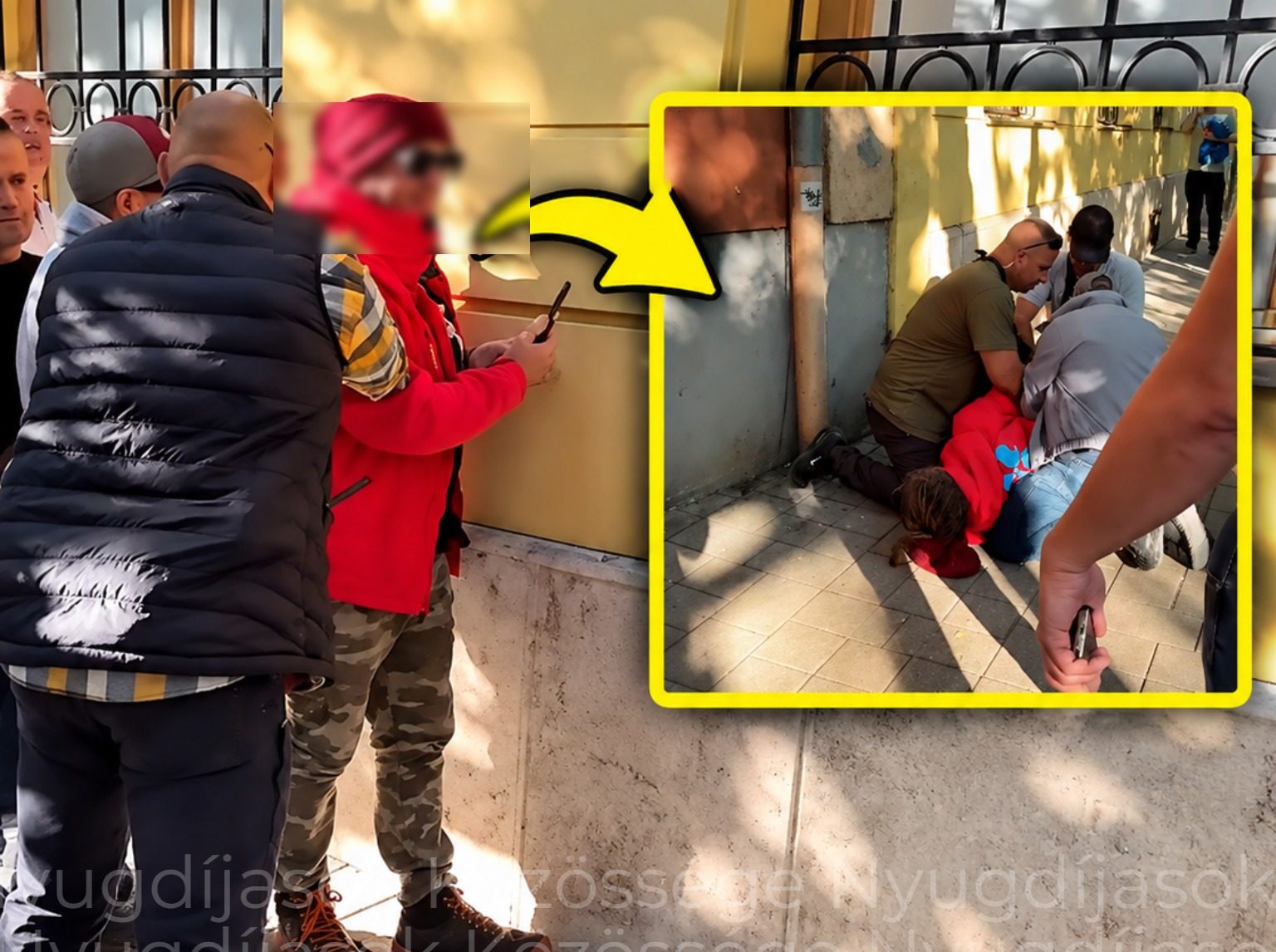 Videón a Magyar Pétert tojással megcélzó férfi elfogása, nem hiszed el mi történt utána
