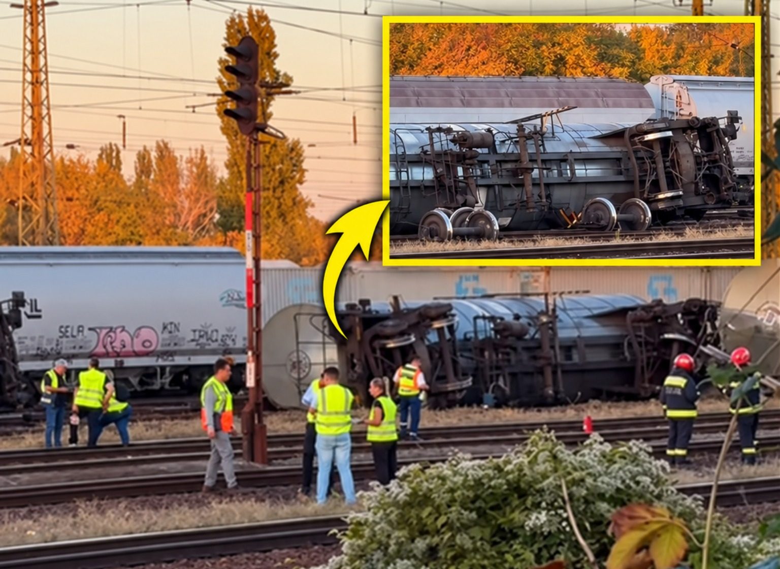 Most jött a hír: Kisiklott egy vonat Budapesten