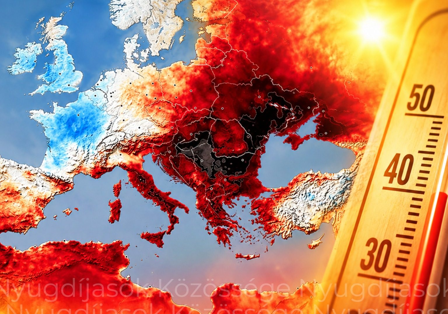 Váratlan fordulat az időjárásban! Jön az újabb hőkupola, újra jön a 40 fok