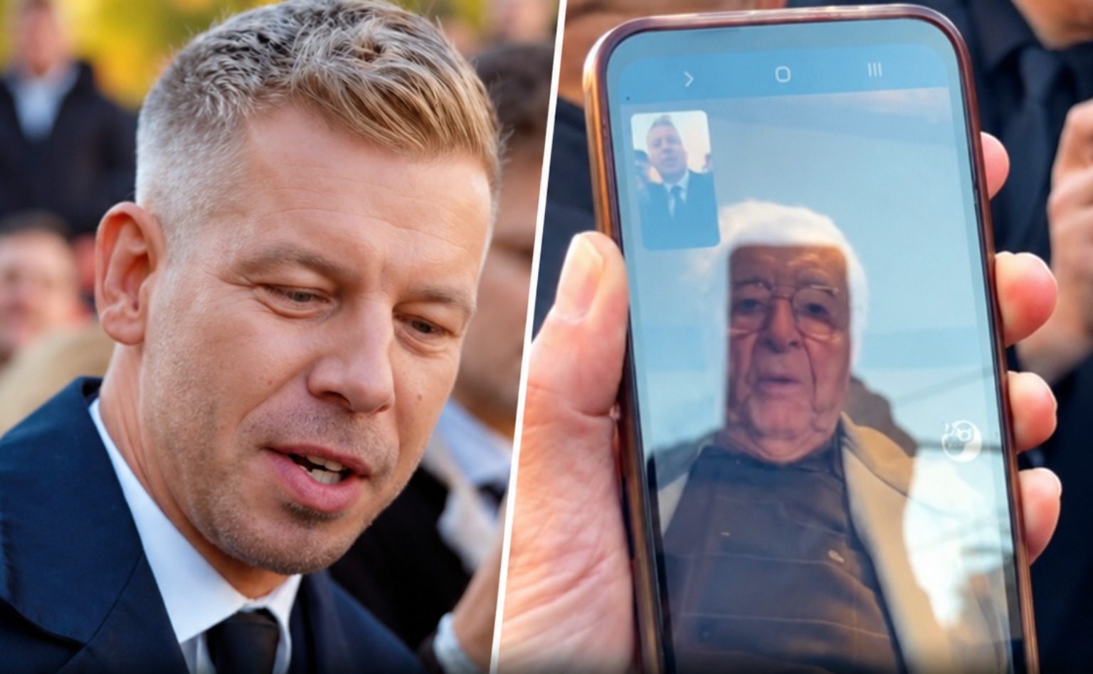 Franciaországból érkezett az üzenet: egy 95 éves, egykori forradalmár is köszöntötte Magyar Pétert – videón a pillanat!